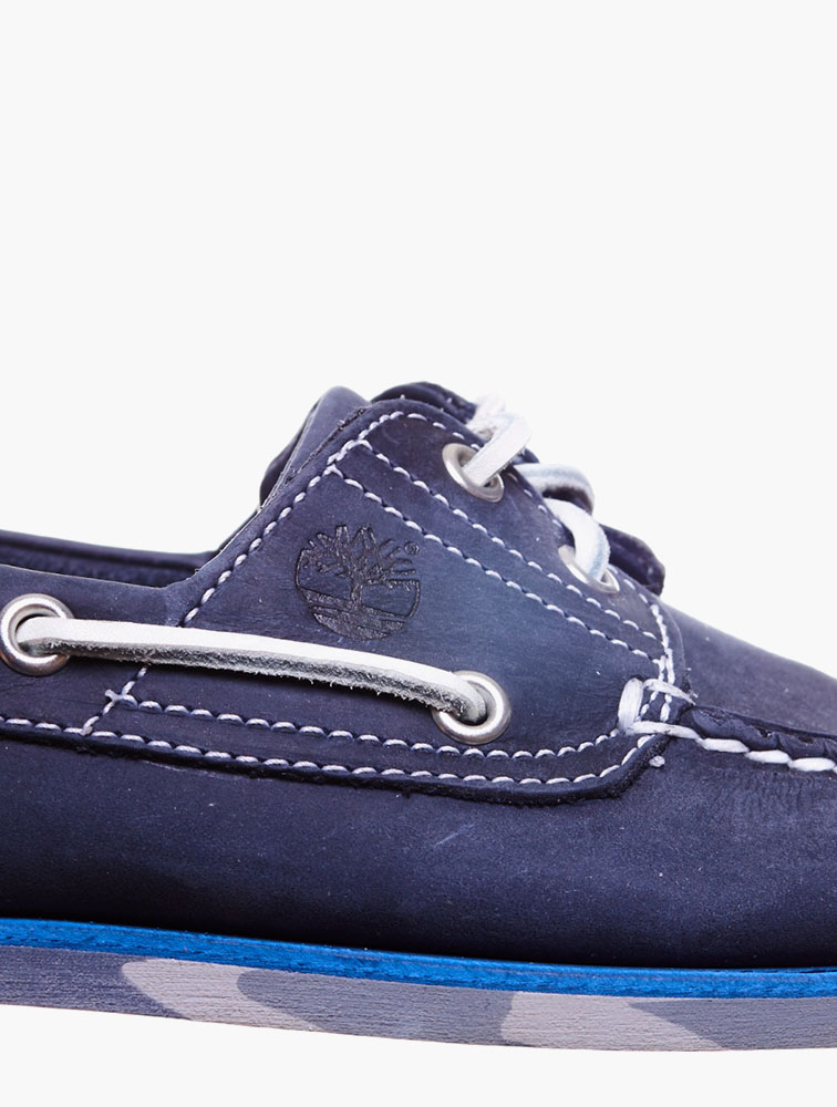 MyRunway | Shop Timberland Navy Classic 2-Eye Boat Shoes for Men